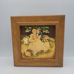 Vintage Anri‎ Carved Wooden Music Box by Schmid First Limited Edition 6.5"